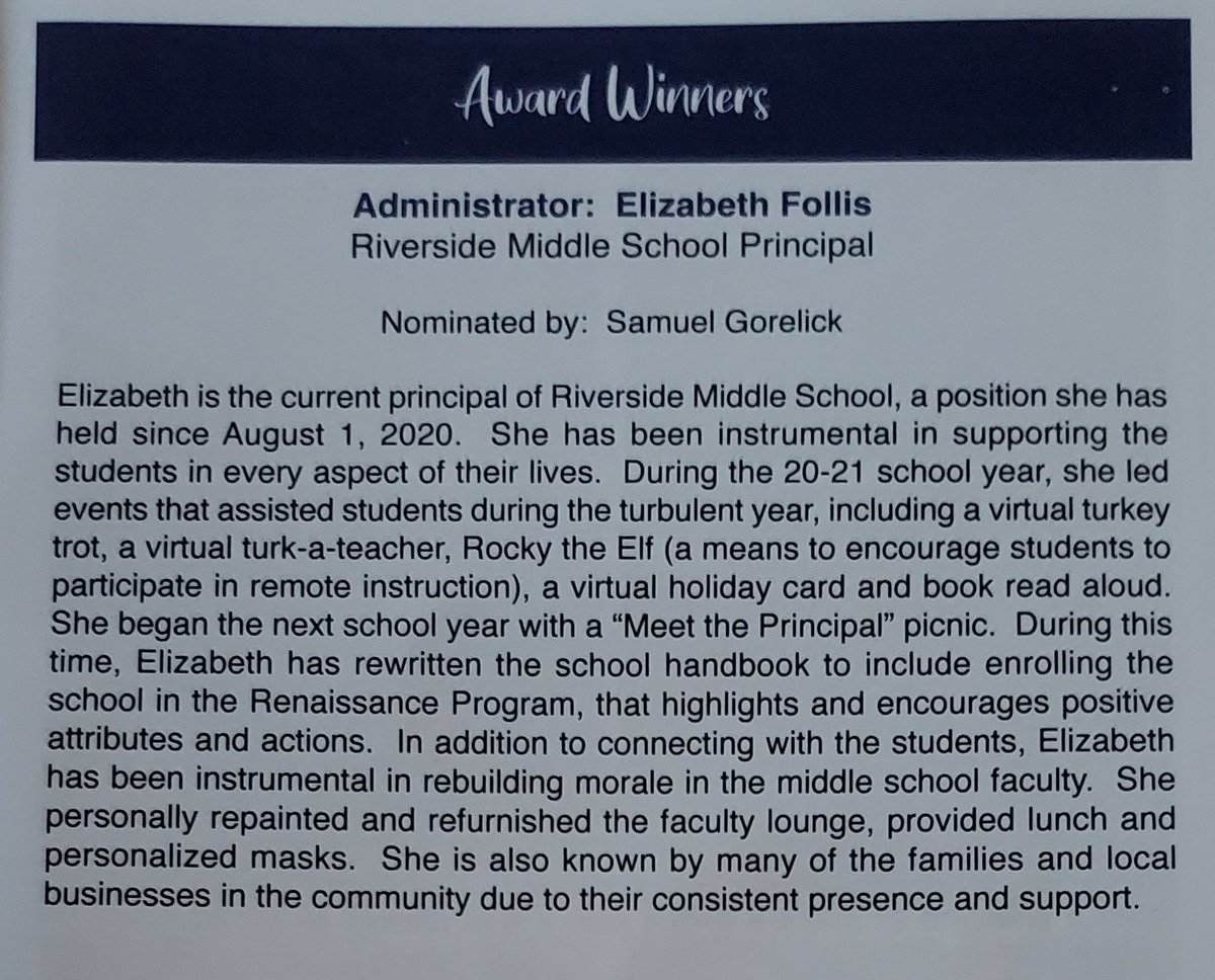 SaiaStacy's tweet photo. #ProudFriendAlert Tonight the BCEA honors several amazing educators, but only on that is my bestie... Congratulations @Lessons_by_Liz for finding your work home, making it yours, and being seen for how truly valuable and AMAZING you are. @TheCounselorCh1 and I always knew ❤️❤️❤️ https://t.co/ajPWkHQ0oa