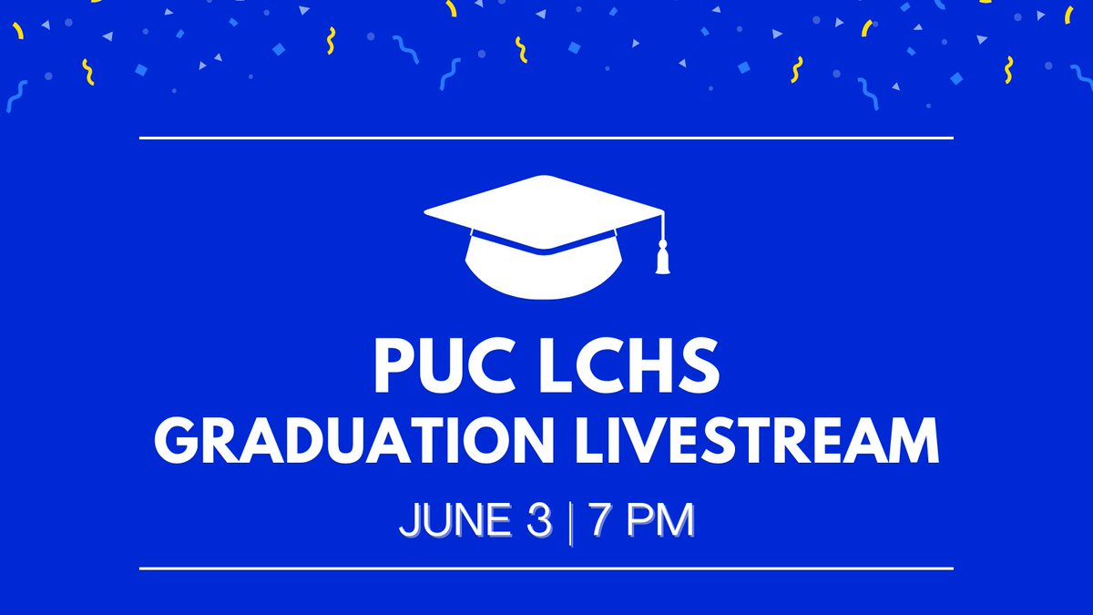 puclchs's tweet photo. The graduation for LCHS's class of 2022 begins at 7 PM! Click here to access the livestream: https://t.co/EsV5SgUfu6

La graduación para la clase de 2022 comienza a las 7 PM! Haga clic aquí para ver la transmisión en vivo: https://t.co/EsV5SgUfu6 https://t.co/ykVdoJzmy5