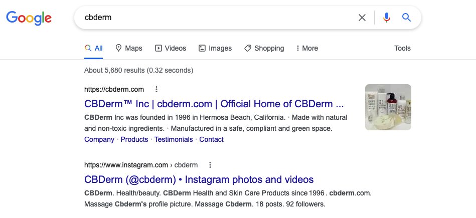 cbderm's tweet photo. We love when you search for CBDerm. #cbdproducts #cbdskincare #cbdoil https://t.co/1ldL54Tv4I
