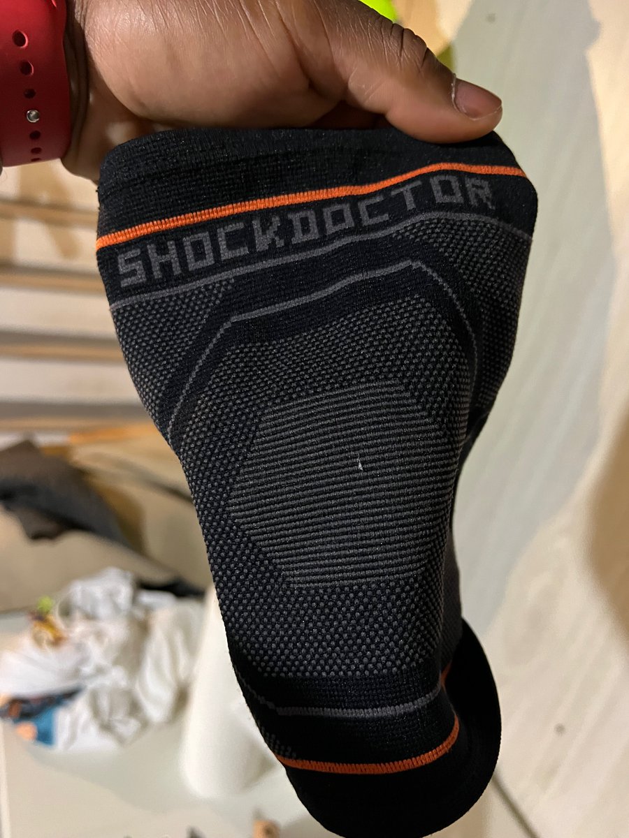 Thee_Villain's tweet photo. @shockdoctor barely even 3 months old. 2 different products for tennis elbow 🤦🏾‍♂️ https://t.co/JufZrZPRfx