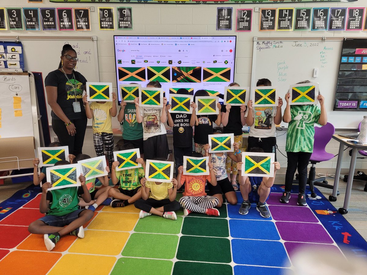ABC Countdown to the end First Grade 2021-2022! Letter J - Jamaica Day 🇯🇲! My kids really enjoy learning about my culture!! <a href="/ParticipateLrng/">Participate Learning</a> #ambassadorteacher #unitingourworld
