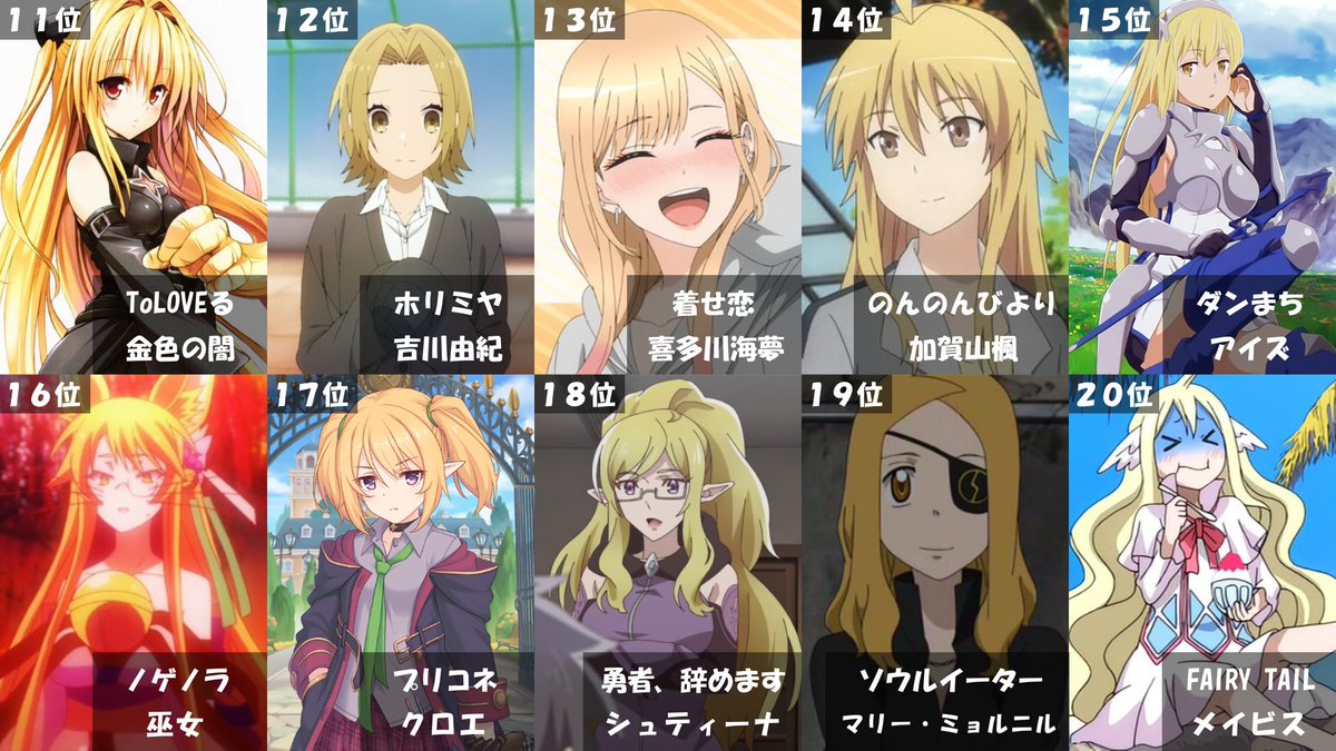アニメスタイル人物画 金髪キャラクター かなぽん on X: 