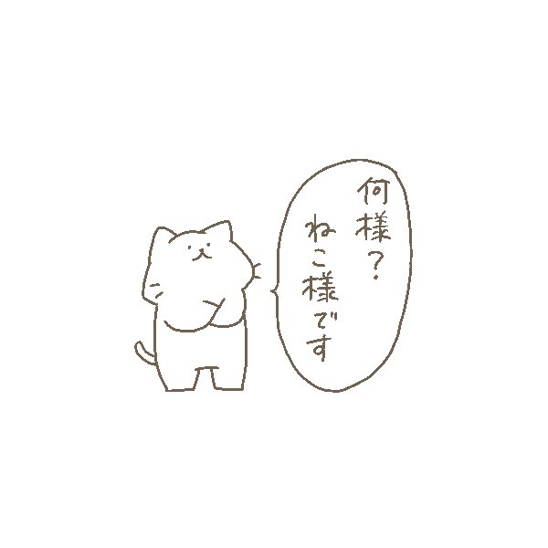 謙虚さの欠片もないにゃんこ 