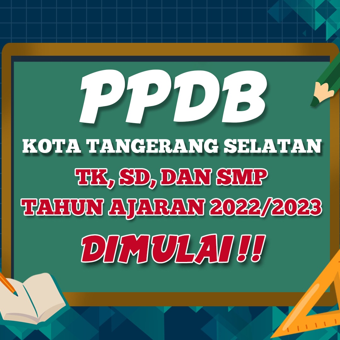 Bagi calon murid TK, SD dan SMP Tahun ajaran 2022/2023 Simak dan catat jadwal PPDB di link berita inj ya berita.tangerangselatankota.go.id/main/news/view…