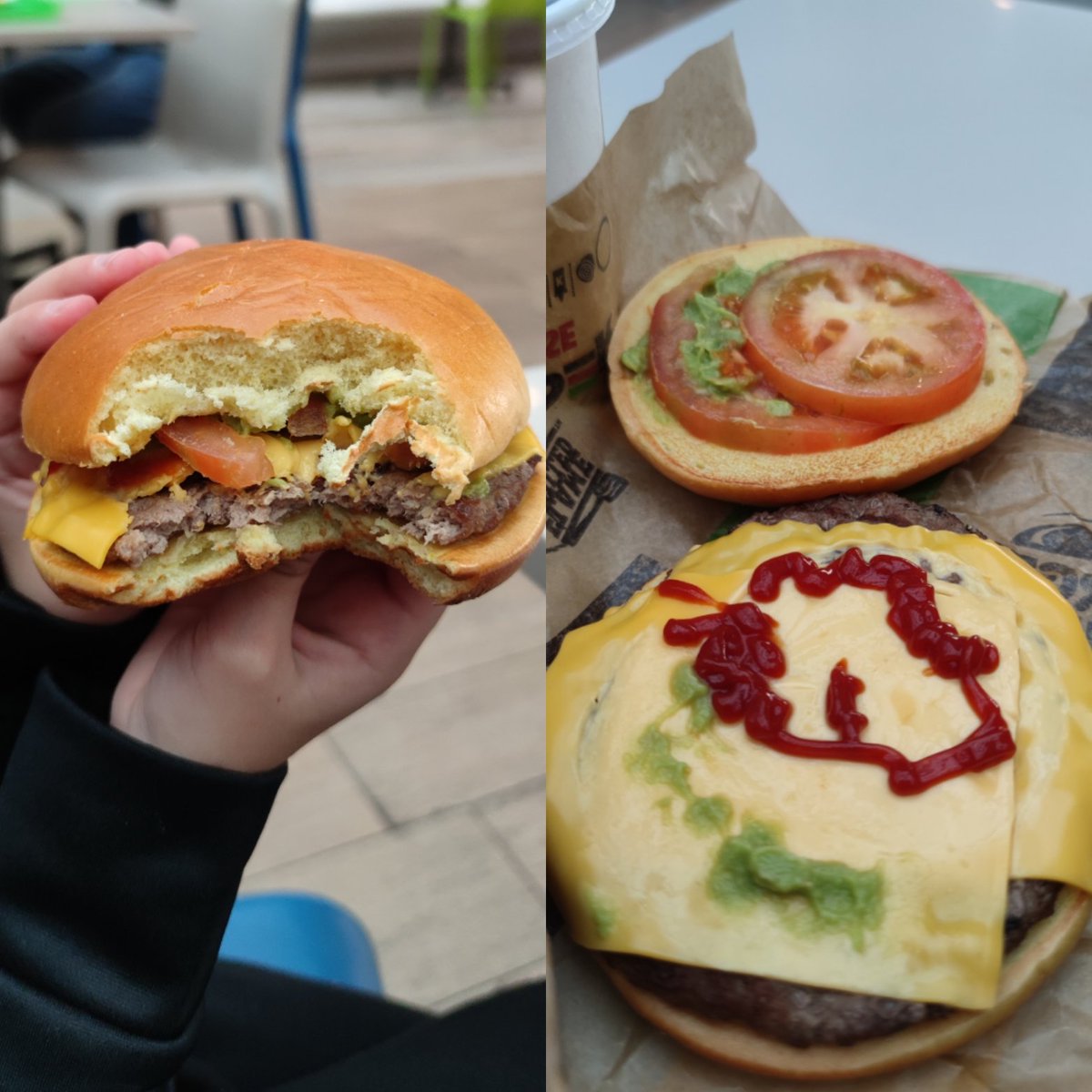 Sebatext's tweet image. Creo q ya basta! Me la juego por funar a los engaños del día a día, #expectativavsrealidad Así no más con #burguerking (quién encuentra la plata y calidad de la foto). @SERNAC