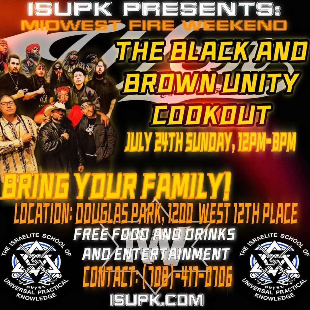 ISUPKCHICAGO's tweet photo. 🔥🔥🔥 It’s gone be lit. All Blacks, Hispanics and North Americans are invited to our #MidwestFireWeekend 
#Blacks #Hispanics #NorthAmericanIndian 
#Christianity 
#Israelites https://t.co/XUYQnNgAND