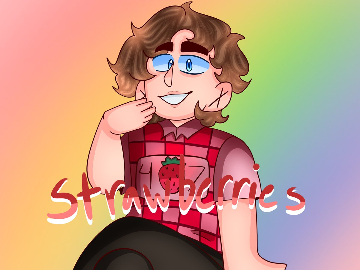 Sheriff__Liam's tweet photo. Day 3 Strawberry (you could say it’s a remake of art from 4 months ago) #bbstwt #bbs #FourZer0Seven https://t.co/64q9wA0PWP