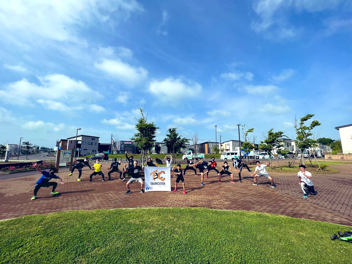 Cherry87L's tweet photo. 朝トレだん
今日は20人👌

毎週土曜6:30〜1h
ワークアウト興味あれば誰でも遊びに来てね。
#健康づくり　#仲間づくり　#街づくり
#trainication https://t.co/K5xR3ZVQVX