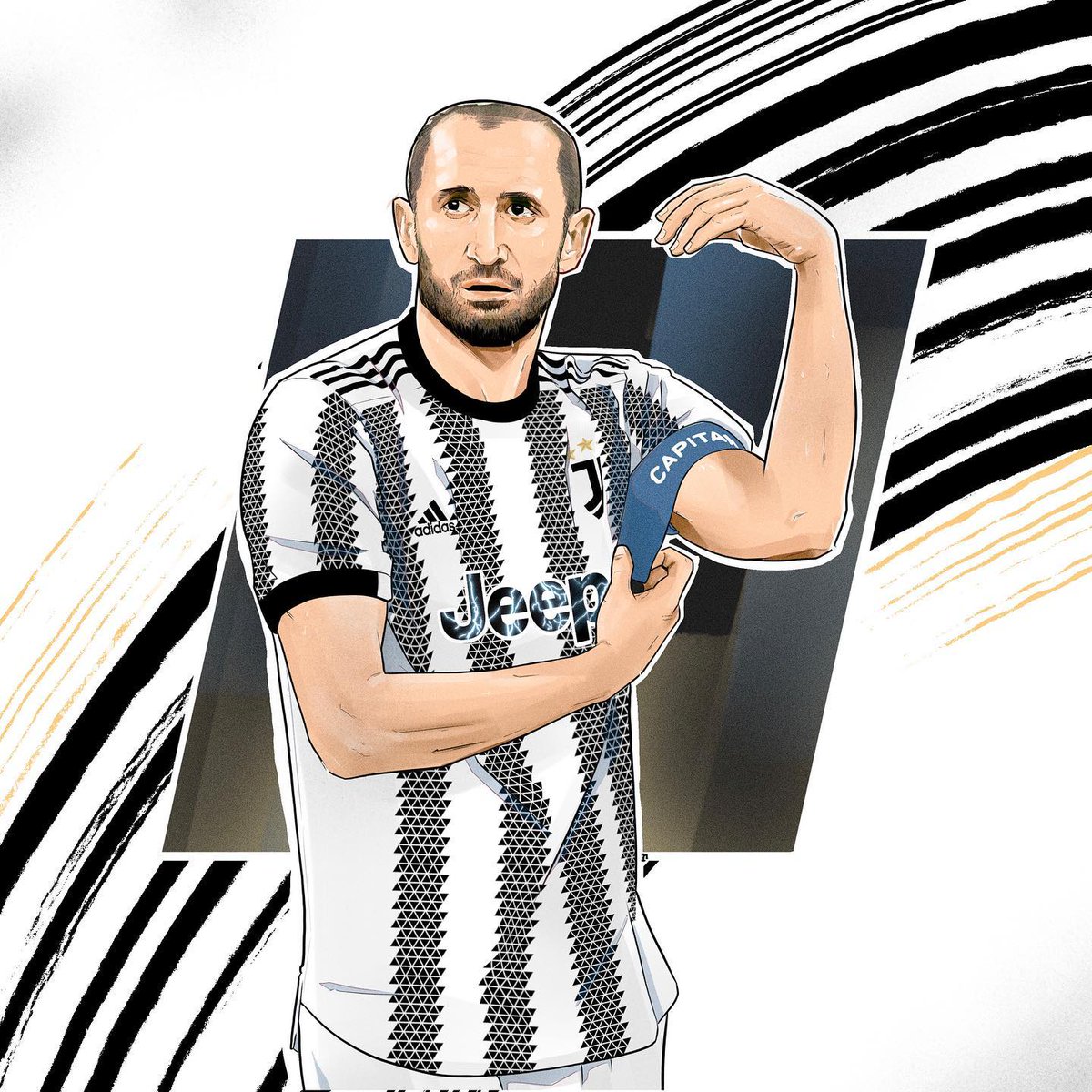 JCIndonesia's tweet photo. #ApreciationPost: Giorgio Chiellini, Juventus MVP of the Year 2021/22 ⚪️⚫️
Artwork by: @nepspeps (Instagram)
#THEGR3ATCHIELLO https://t.co/M4umykdcZZ