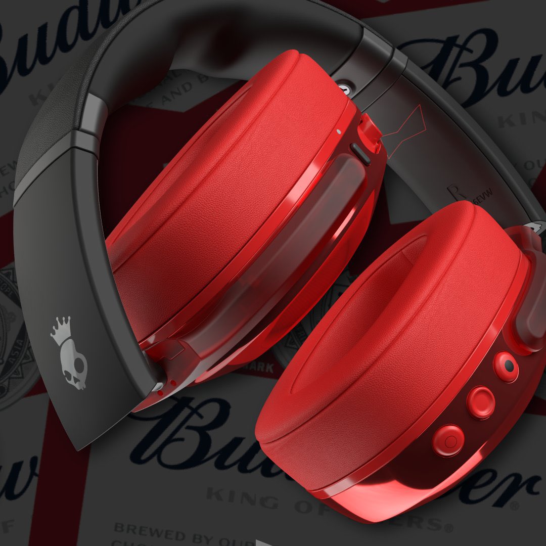 Skullcandy × Budweiser コラボヘッドホン 【公式通販】