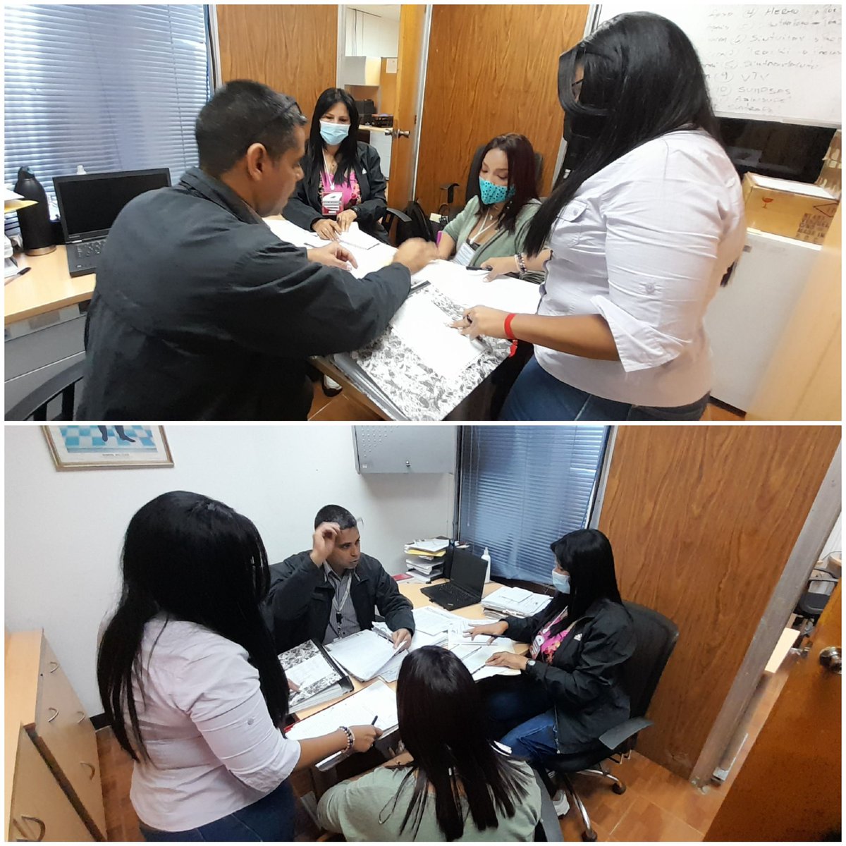 SINBOPROENF2012's tweet photo. #3Junio || Reunión técnica desde la Dirección General de Asuntos Gramiales y Sindicales del @cneesvzla liderizada por nuestra Presidenta del @SINBOPROENF2012 @MairaJVL https://t.co/z4MrKFkC08