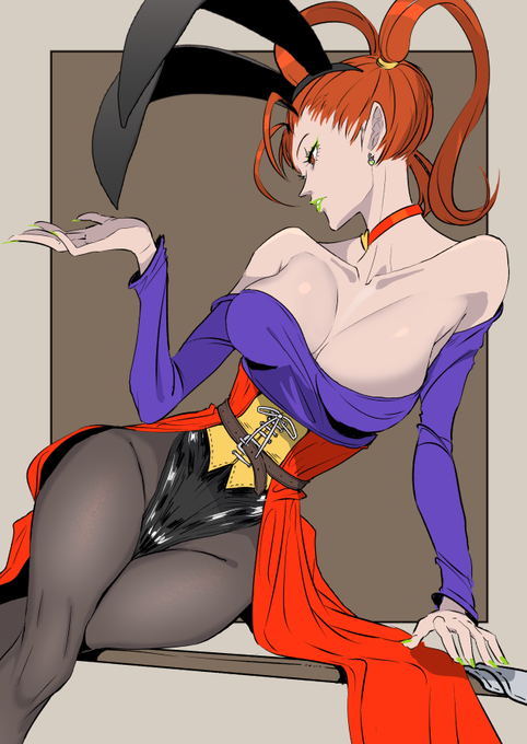 ちょっとだけ呪われしゼシカがイオナズンを使っているところです 