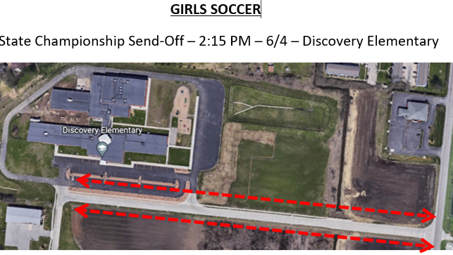 OFR5_Activities's tweet photo. Your @OFEaglesSoccer Girls play tomorrow (6/4) for the State Championship! We're calling all 🦅 fans. Give the girls the send-off they deserve. Line Discovery Path Lane with signs &amp; well-wishes at 2:15 PM before heading to watch our girls make history!
https://t.co/Xu0qlB2Jnv https://t.co/2DDfp7Z4JC