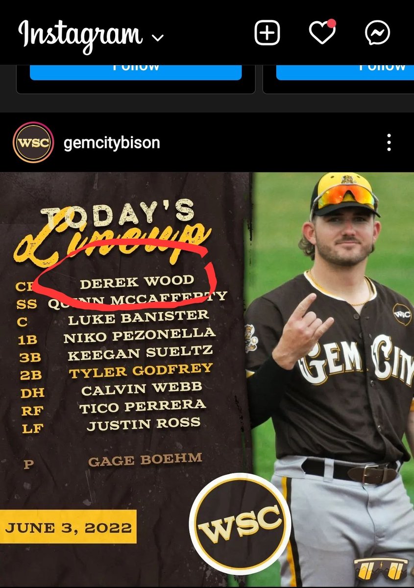 IHSHardball's tweet photo. Gem City has a solid leadoff batter!! https://t.co/eAYkzEm0XU