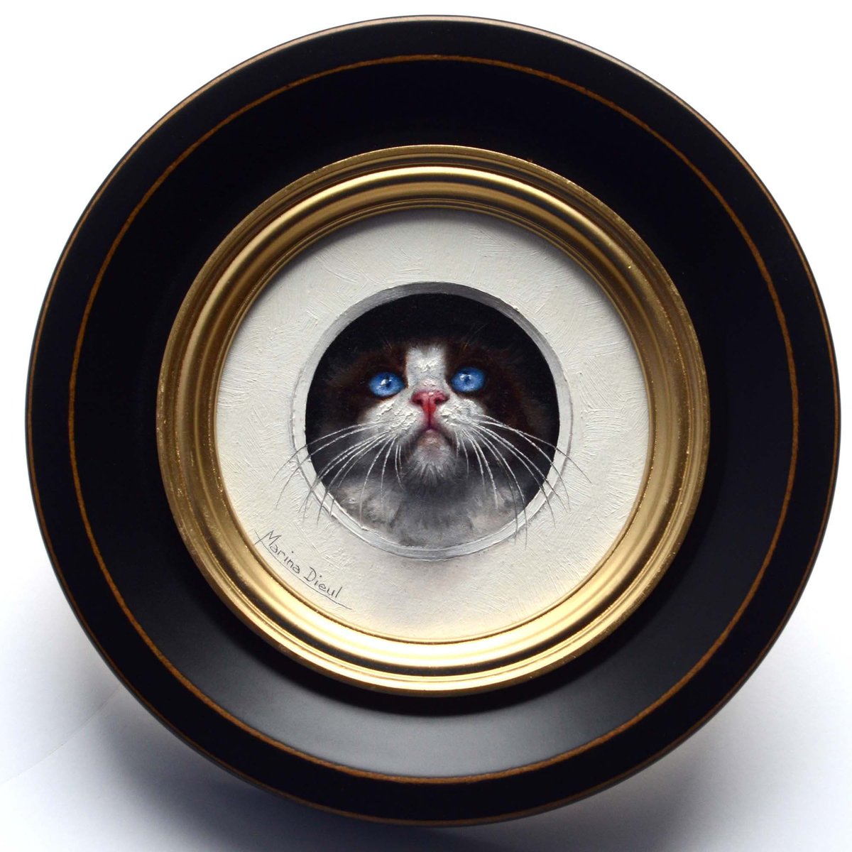WomensArtForAll's tweet photo. Marina #Dieul #WomensArt #ArtByWomen •Mini Chat, 8• https://t.co/yodc65CRbe