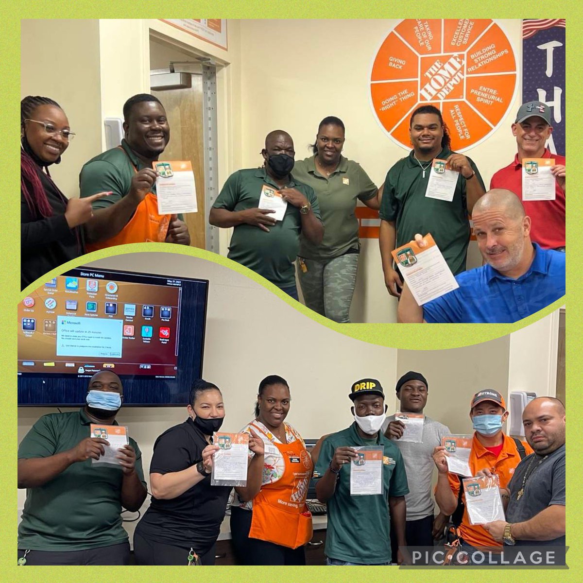 Awesome job to these associates for always going the extra mile. Freight associates,MET Associate and Dhs. 💥 💥 @billysdelhomme @Marlene79202643 @anandsingh1210