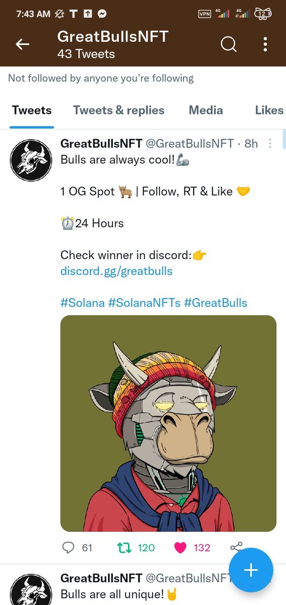 melon99896434's tweet photo. @GreatBullsNFT Done https://t.co/jGVkBtT8y6