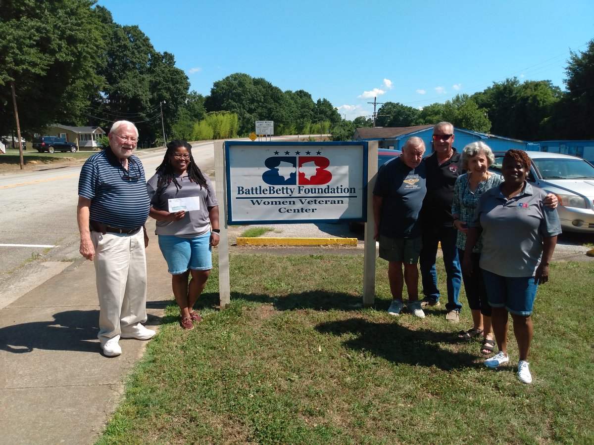 BattleBettyFdn's tweet photo. We would like to say a special thank you to Union SC Elks Lodge 1321 for their support of the #WomenVeterans through the Elks Lodge Freedom Grant which provided $1000 to our org!

#BattleBetty #Veterans #WomenVets #WomenVeteransDay #CommunitySupport #VeteransSupportingVeterans https://t.co/dYKqLcbYyB