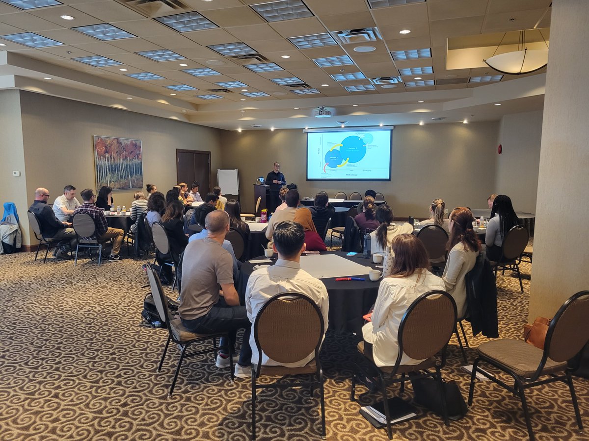 JWalker604's tweet photo. It was so great to have over 30 of our @spirit_of_urban transportation planners and engineers from across Canada brought together for post-#cite2022quad conference team building, workshops and a practice strategy session. #transportation #teambuilding #learning #planning https://t.co/mqxS5BCmmN