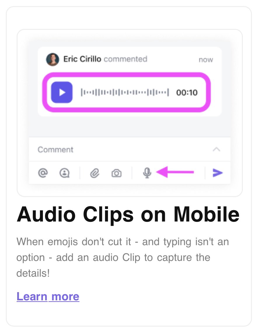 Xakher's tweet photo. @clickup just leveled up to a 💯!! https://t.co/LiAi7aC8Q1