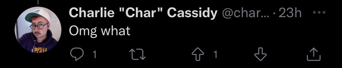 ShaneCoates_'s tweet photo. @charlietheGfish Your birthday present is that I can now downvote some of your comments?? https://t.co/6QLhCrNTKa