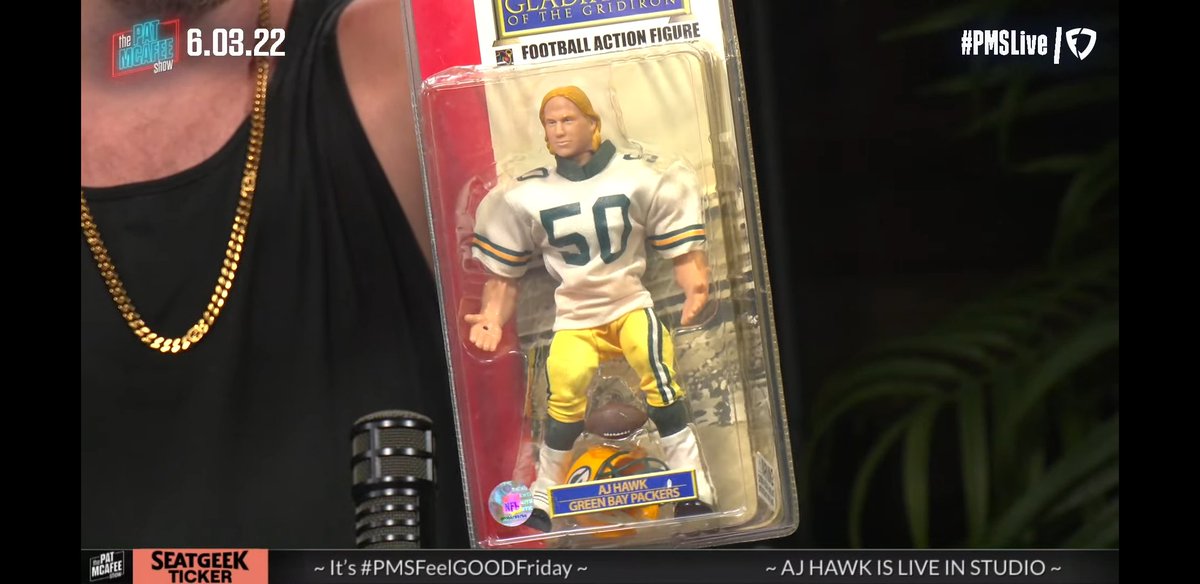 slyfly_redtail's tweet photo. #PMSAJSelfPop
#PatMcAfeeShowLIVE
SHAHT AHT, AJ Hawk, for making this #FeelGoodFriday one to go down in history as the greatest ever!
Awesome surprise, @PatMcAfeeShow!
$juluman43 https://t.co/ilmmsyeH6Y