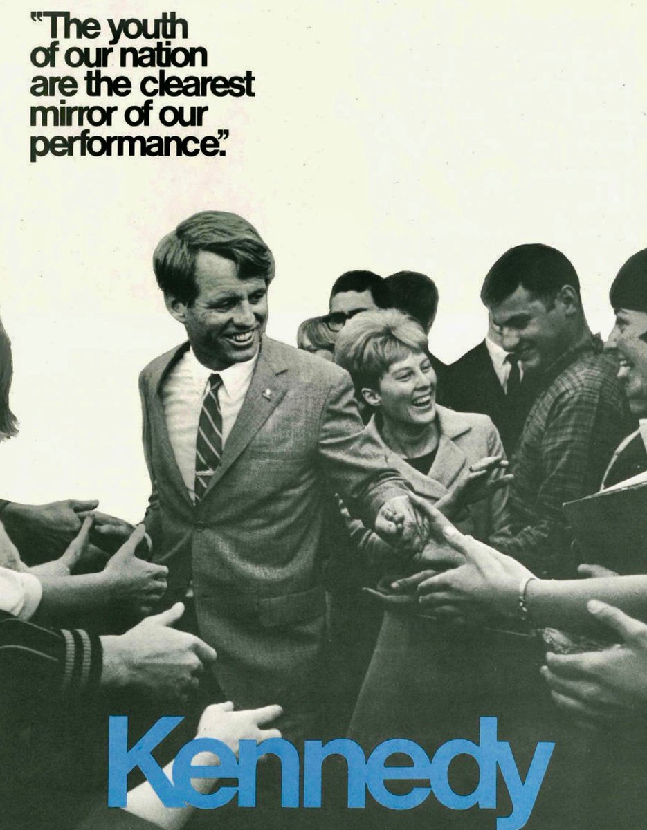 RFK poster, spring 1968: