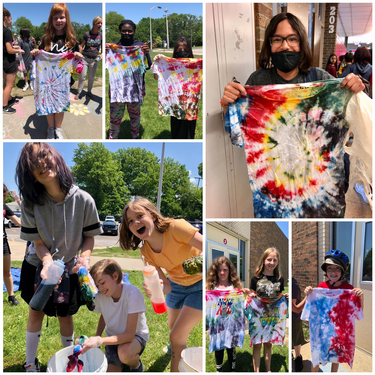 Spectacular last day! The kids had a blast at State Road Park in the morning and tie-dying in the afternoon! <a href="/PCSDShiloh/">PCSD Shiloh</a> <a href="/ParmaSchools/">Parma City School District</a>