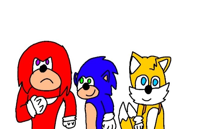 Meu desenho do tails de sonic boom