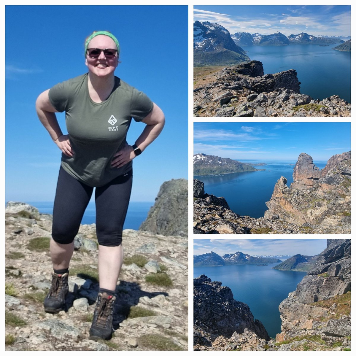 Life's always better on a mountaintop 🏔😍 Thank you <a href="/MyPeakChallenge/">My Peak Challenge</a> for helping me get up there 💪!! 
<a href="/SamHeughan/">Sam Heughan</a> <a href="/ArcticPeakers/">Arctic Peakers</a> #peakersnorway #mountainpeakers #tromsø #northernorway #Arctic #SamHeughan #brosmetinden #mypeakchallenge #MPC2022