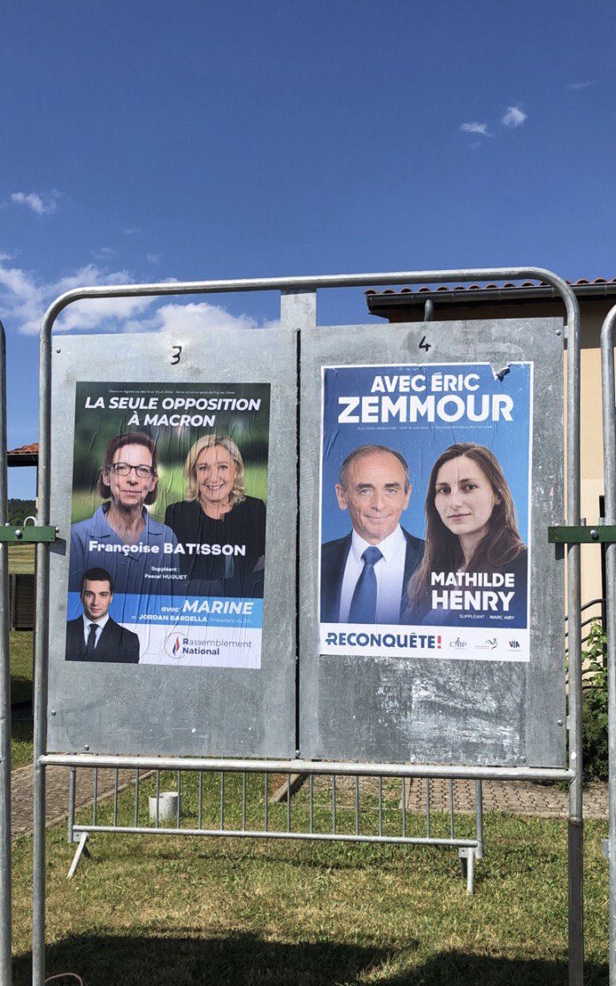 RN63_off's tweet photo. Dans la 3ème circonscription du Puy-de-Dôme, #FrançoiseBatisson et son suppléant #PascalHuguet vous représenteront et défendront les intérêts de tous les français. Ici à Chanonat et à Varennes. #Législatives2022 #JeVoteRN https://t.co/SaLX7HQNId