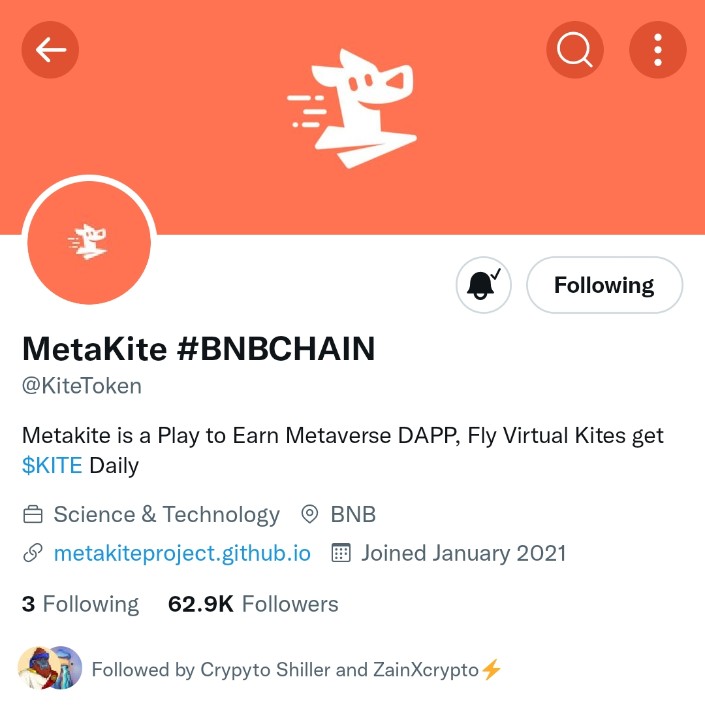 Samaruu19's tweet photo. @KiteToken Come on guys follow this one
This is a good project
@Ayyuu199 @etting003 @Mbing0001 @cress004 
My bnb wallet address
bnb1esfdw8xz0566n9t4dnnyhvlewvmesy6m9yvhl8
Still hope For my tuition fee
Follow+notif on+rt+like ✅ https://t.co/TQn8YVEaUd