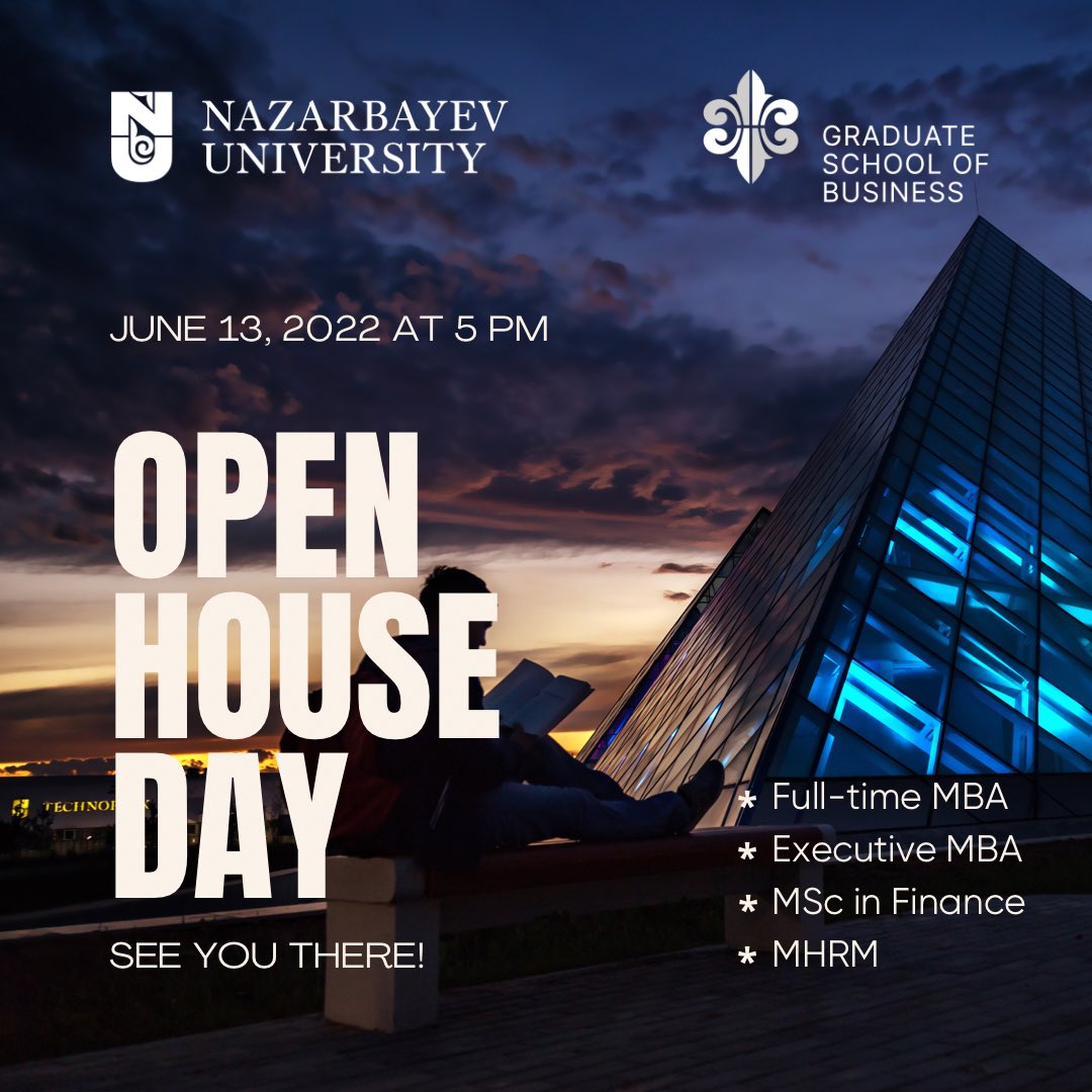 NUGSB's tweet photo. ❗️We are happy to invite you to the Open House Day with our Dean Patrick Duparcq, Vice Dean Venkat Subramanian, and Assistant Dean from Fuqua School of Business Duke University, Robert Olinger, to learn more about our exciting master’s degree programs.

🔗 https://t.co/Fh6NapwqwX https://t.co/QZhcLFS0oQ