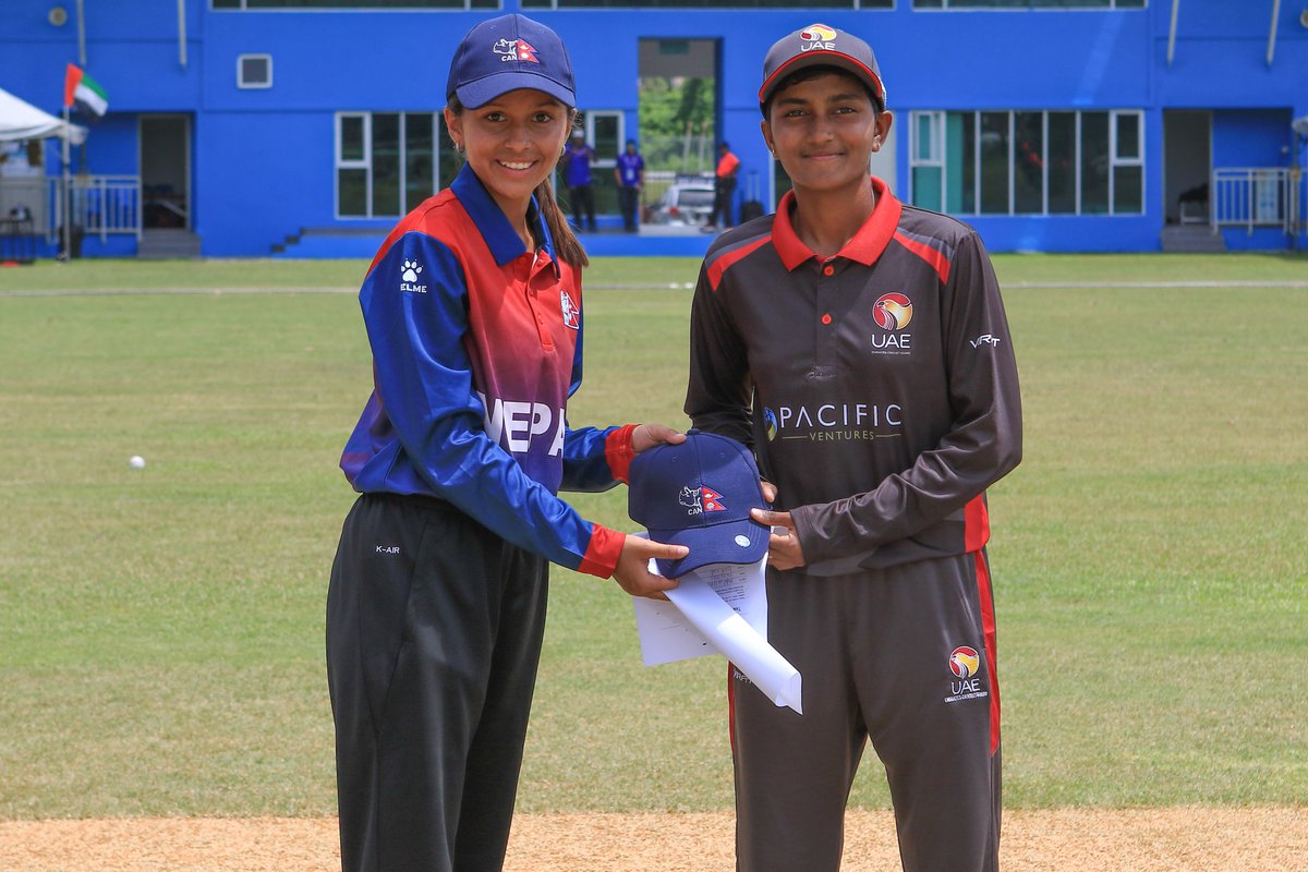CricketNep's tweet photo. #NEPvsUAE 
- United Arab Emirates Under-19s Women won by 10 wickets

#iccu19womenst20worldcup 
#asiaqualifier2022 https://t.co/Dtbcwc49t3