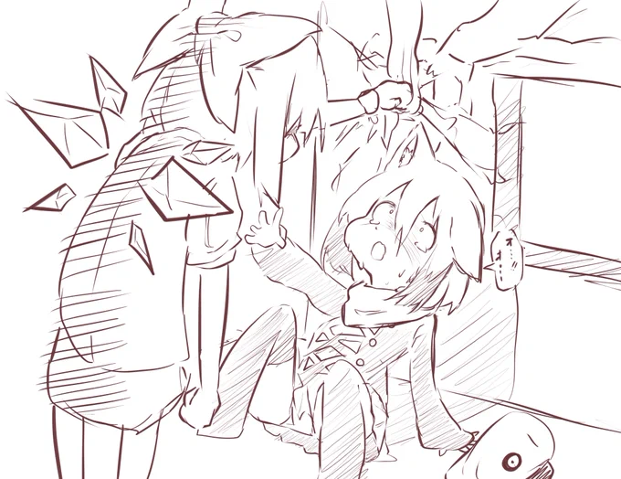 miz_anet選手に壁ドン(殺)されたバッチャちゃん 