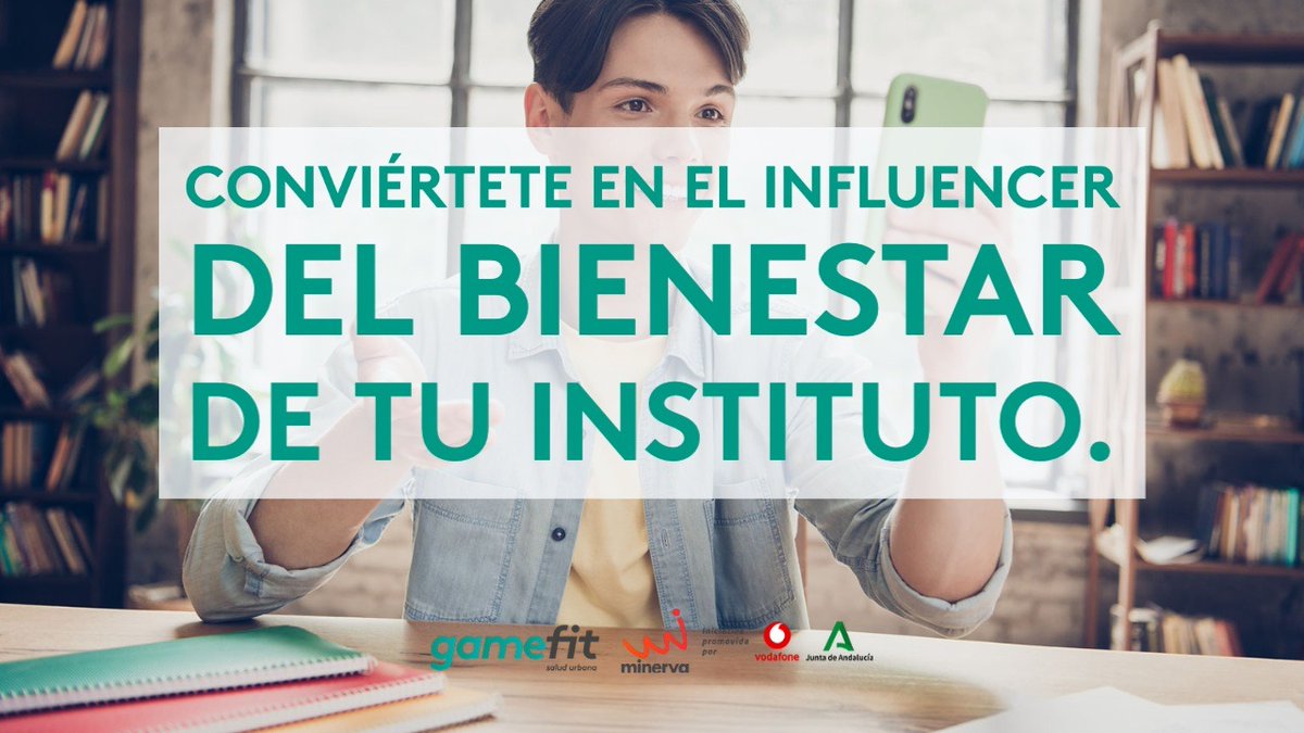 Y así comienza la aventura en#colegiosfit

Los ves en Instagram, en Tik Tok, en Twitch… pero, ¿has pensado alguna vez que tú también puedes ser un influencer para tus compañeros y compañeras del instituto?

> Más info: gamefit.info/colegiosfit/

#educacionfisica #IES #adolescentes