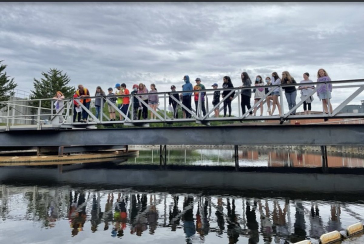 AvonHahn's tweet photo. During our visit to the Ontario Clean Water Agency, we learned how our dirty water is cleaned before returning to the Avon River. Thank you Sean for all of the informative and eye opening information. Students made meaningful connections and asked great questions. https://t.co/BTSxJx7UmE