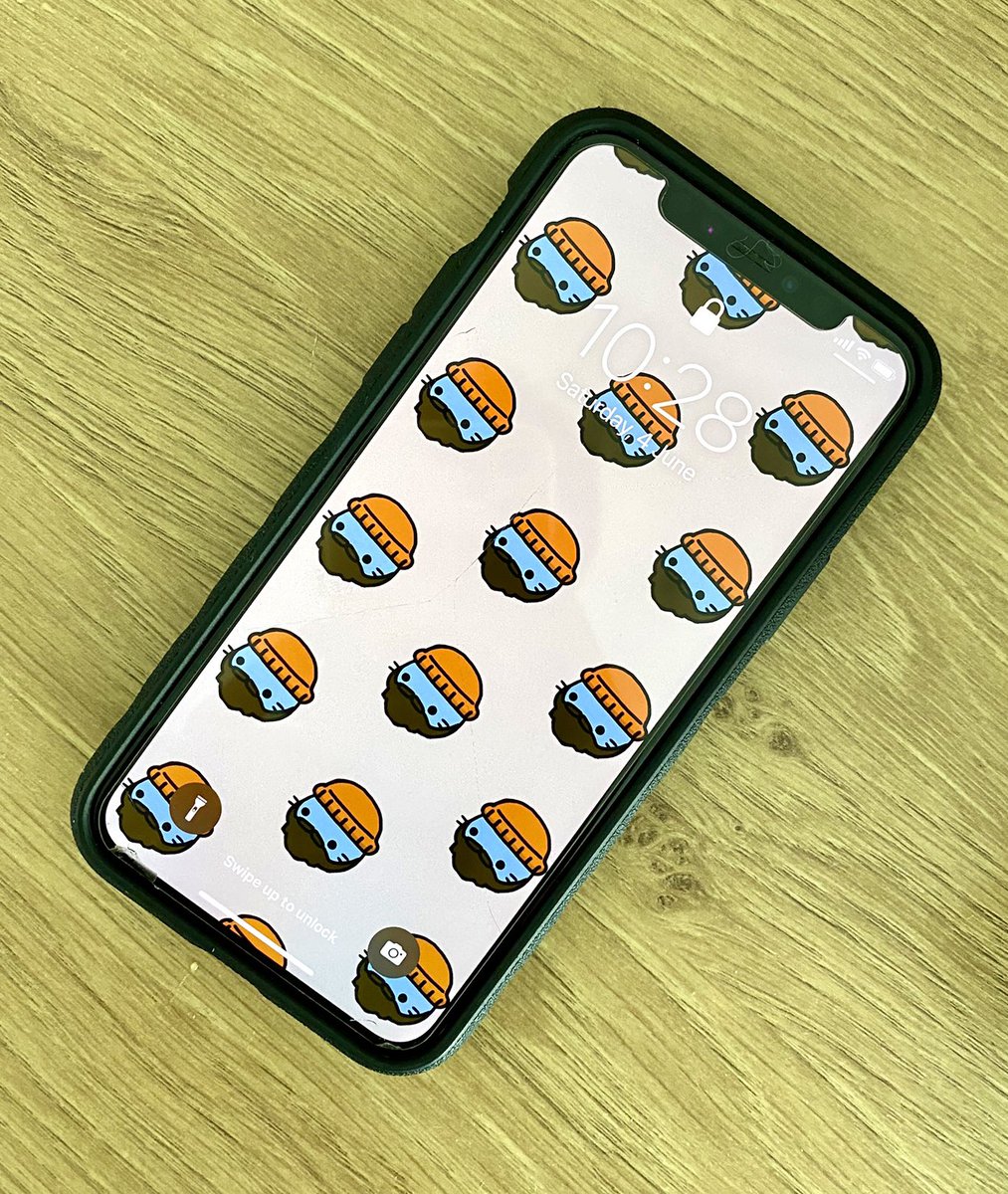 Morning project: my cool cat now lives rent-free on my phone.