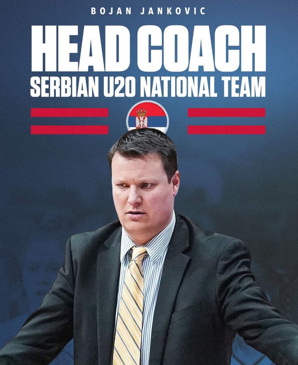 CoachMarkNoll's tweet photo. ๐ท๐ธ ๐ท๐ธ ๐ท๐ธ
Excited for my friend @BojanCoach to represent his country this summer as the head coach of the Serbian U20 National Team!
#LetsGoBuddy https://t.co/2GXPYTu651