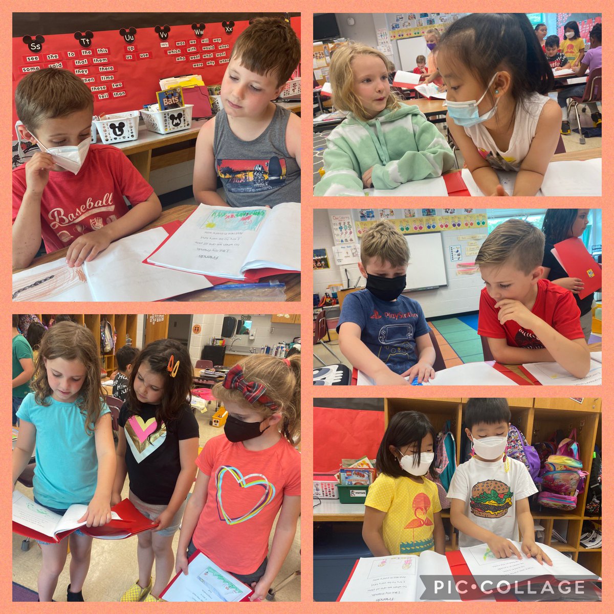 NatalieCVershaw's tweet photo. π We have been reading one new poem each week this year. We finished our poetry journals, and enjoyed re-reading all the poems. These awesome first graders have grown so much in their literacy skills! @jtdouds #poetry #awesomefirstgraders #FuninFirst #Reading https://t.co/6hxE8Z96D8