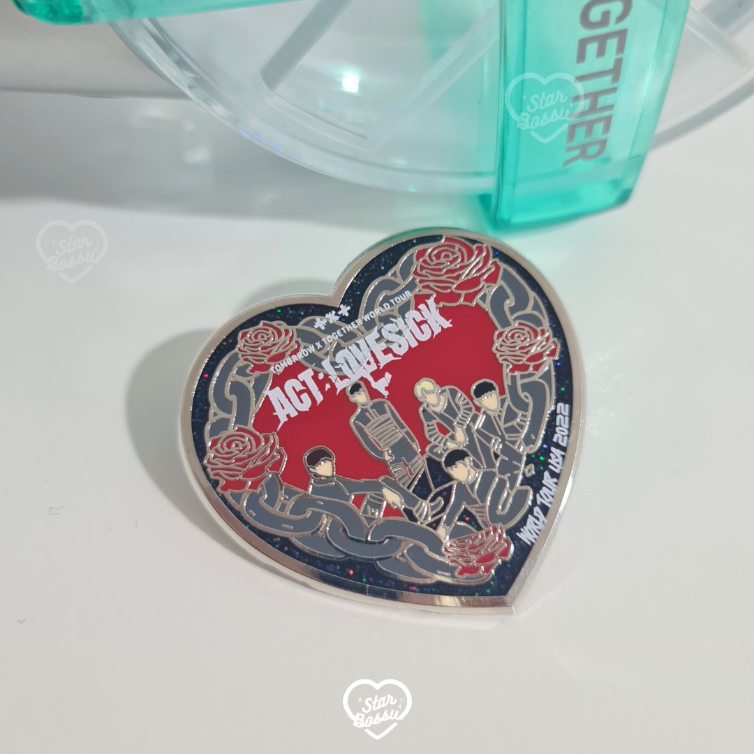 StarBossu's tweet photo. The pin is here ๐ค๐ผ
It's now on stock in the online store https://t.co/ElLPWAJRBY
Or you can search me in Houston concert to buy it โค๏ธโจ๏ธ #TXT #TOMORROW_X_TOGETHER #txtworldtour #enamelpins #txtpins #fanart https://t.co/0uXZ0AJLfo