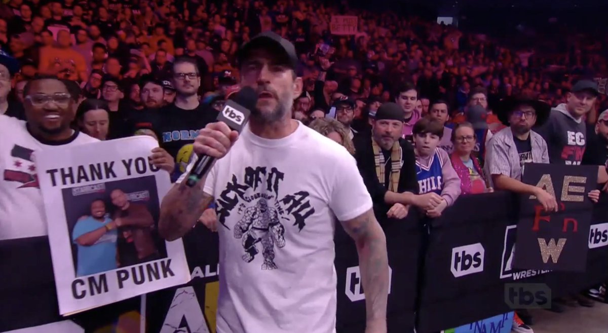 Emoney1937's tweet photo. I waited 7 years. I can wait another few months. @CMPunk I will support you until the end of time. #unconditionallove Wishing you a very speedy recovery. #Starcast2019 #RAMPAGE #CMpunk #AEW #AewonTBS #Alleltiewrestling #CMpunkGuy https://t.co/z4d9YT0XEq