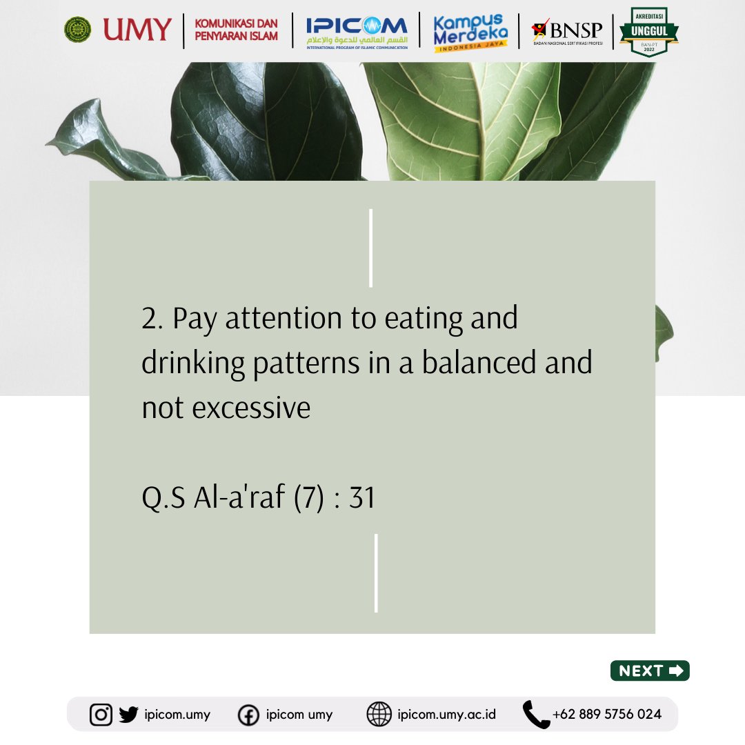 ipicom_u's tweet photo. Here are several ways to maintain health. Don't forget to drink water and exercise regularlyโจ
#IPICOM #KPI #UMY #SobatMudaMendunia #mahasiswa #healthy #health #HealthyEating #healthcare #healthtips https://t.co/Afhhl3l659