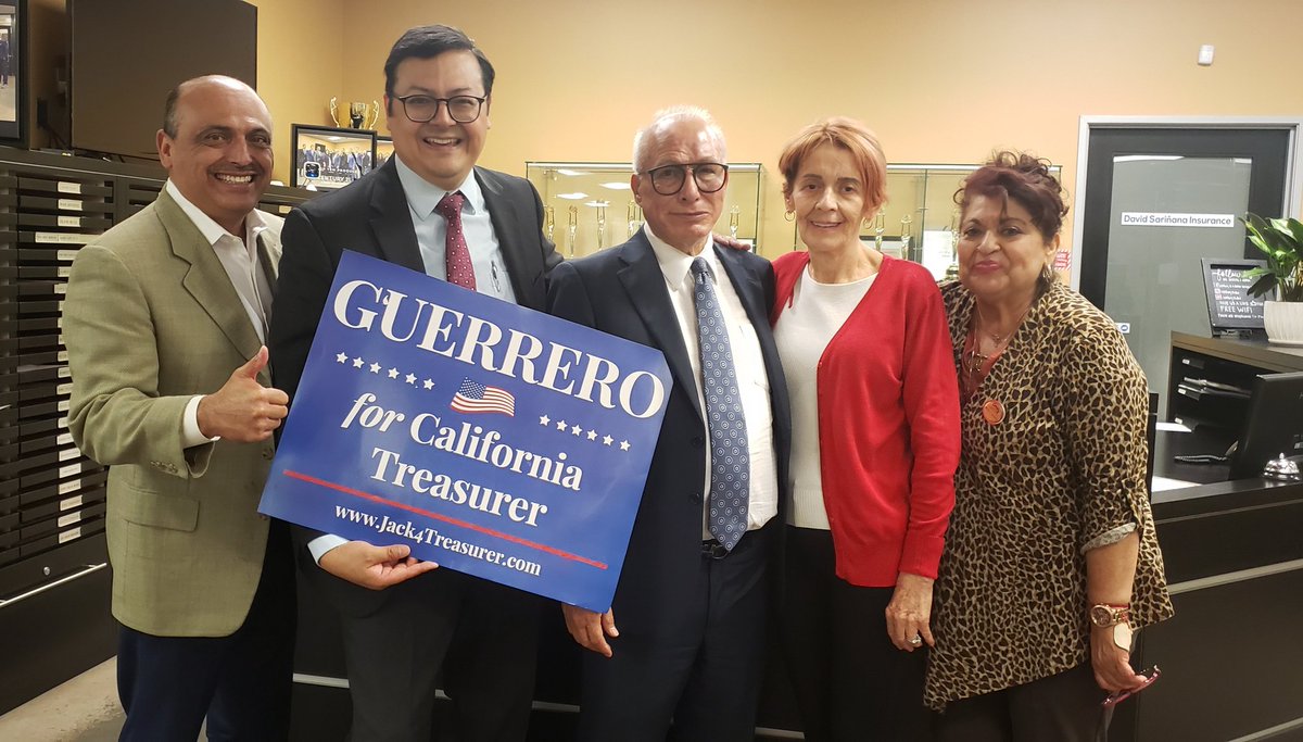 guerrero_cpa's tweet photo. Delightful campaign stop in Downey, CA, with local real estate agents (from both parties!) supporting our campaign for California Treasurer. Excellent discussion about the state's financial predicament and broader economic issues.

#GuerreroForTreasurer 
#VoteJune7th #GOP https://t.co/IOO7kybQf6