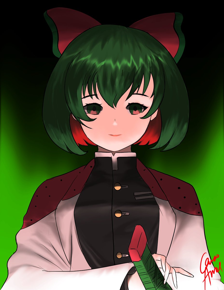 GusokugiArzel's tweet photo. Happy Birthday @_SuikaNana_ !
Here's my gift!
Watermelon Hashira 😆🍉
Have a great birthday! 🎉🎈🎊🎁🎂
#wartermelon #Vtuber #ENVtuber #PHVtuber https://t.co/uXASUj2LYR