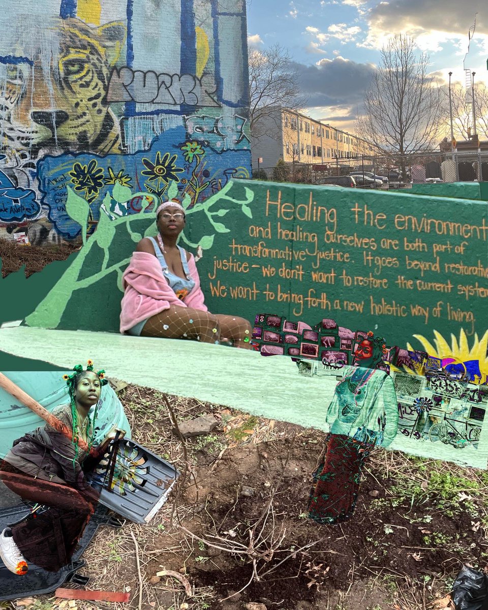 At the United Nations on Tuesday I read a poem on Hope &amp;climate justice🌻<a href="/Heart17Official/">HEART 17</a> For pride month I’m dropping a couple NFTs the first is made for me by Annabelle Heckler to fight against North Brooklyn Pipeline in my Hood&amp; the second is made by me✊🏾💚#NFTCommunity