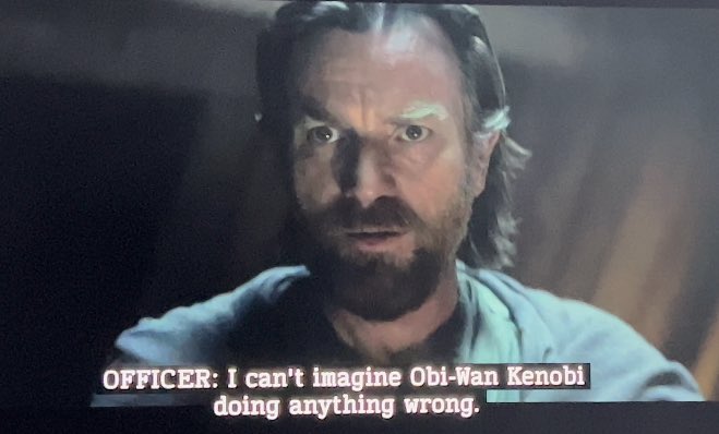 jimmysawtelle's tweet photo. @TheGrantOShow “I can't imagine Obi-Wan Kenobi doing anything wrong.” ~Tala Durith, #ObiWanKenobi, Episode 3
#HitsDeep🥹 https://t.co/pGYiCegDc5