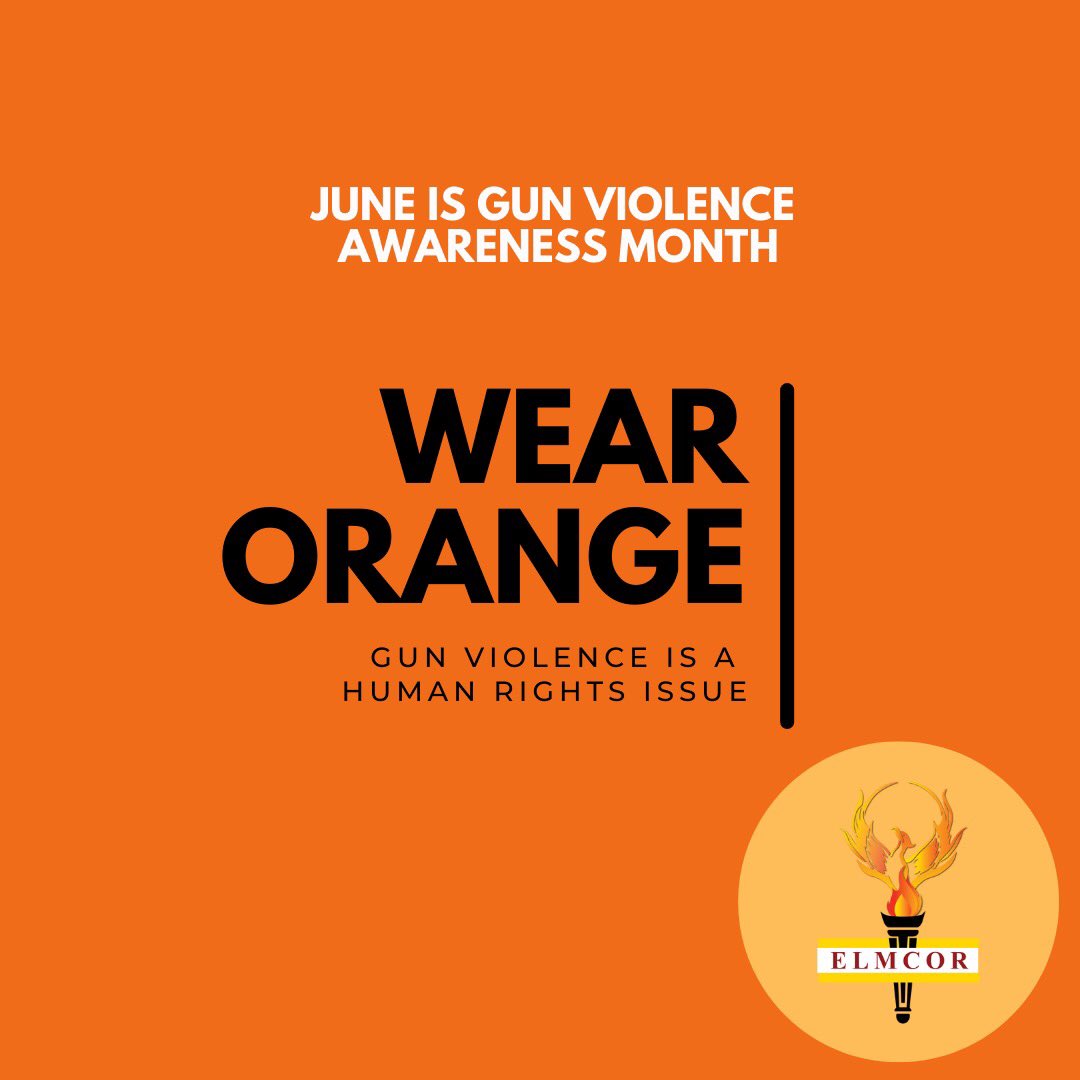 This Weekend we encourage everyone to wear orange and join together as we bring awareness to the fight to demand a future free from gun violence once and for all #Elmcor #WearOrange #nationalgunviolenceawareness