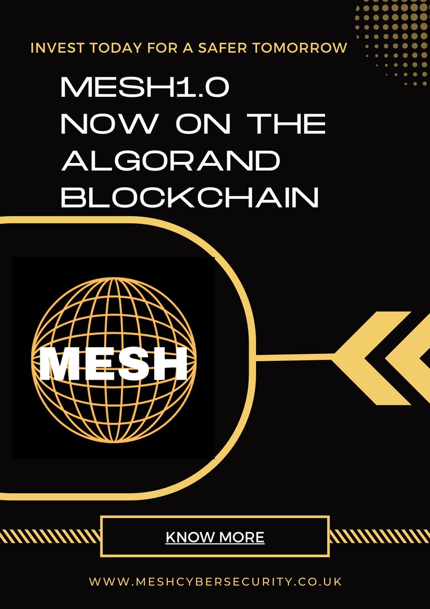 MESH1.0 Now paired with ALGO <a href="/Algorand/">Algorand</a> #cryptotrading #ALGO #Algorand #CryptoNews tinychart.org/asset/759468056