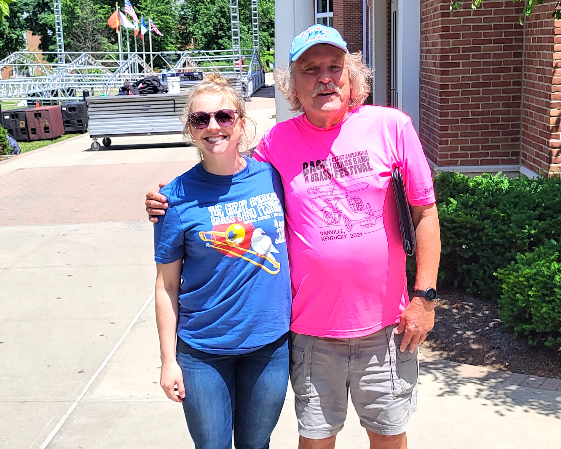 Vaughts' Views on X: My first day working with our 2023 Great American  Brass Band Festival director Michaelle Perros, a Danville native, and I  think she is a keeper.  / X
